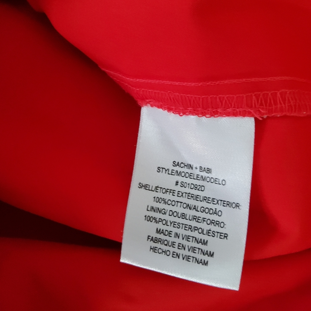 Sachin & Babi Catherine Puff Sleeve Faux Wrap Mini Dress - Picture 10 of 16